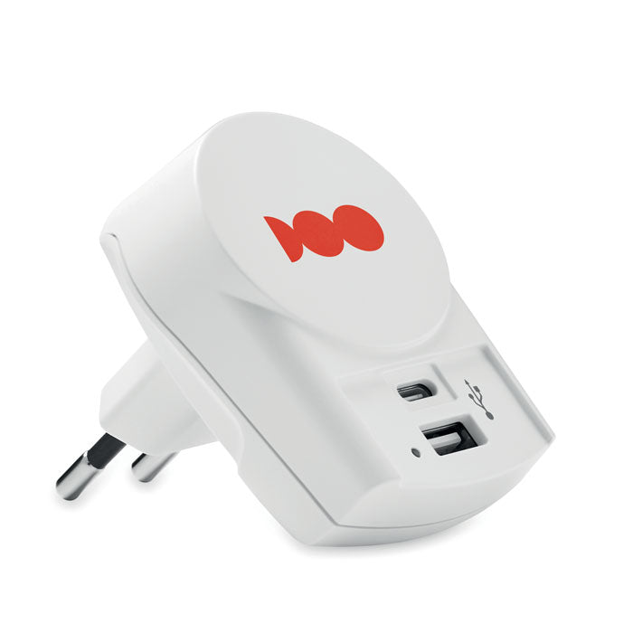MO6883 - EURO USB CHARGER A/C