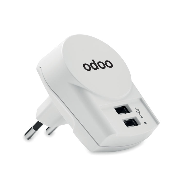 MO6882 - EURO USB CHARGER 2XA